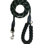 VANDITA'S Premium Reflective Rope Dog Leash | Heavy Duty Braided Pet Lead with Soft Foam Padded Handle, 360° Swivel Metal Clip & O-Ring | Strong Walking & Training Leash for Small, Medium & Large Dogs