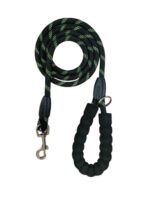 VANDITA'S Premium Reflective Rope Dog Leash | Heavy Duty Braided Pet Lead with Soft Foam Padded Handle, 360° Swivel Metal Clip & O-Ring | Strong Walking & Training Leash for Small, Medium & Large Dogs