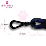 VANDITA'S Strong Reflective Dog Leash | Premium Braided Rope Lead with Safety Lock Clip, Soft Foam Handle & Heavy Duty Hardware for Small, Medium & Large Dogs - Image 9