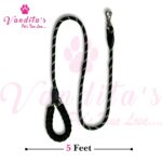 VANDITA'S Premium Reflective Rope Dog Leash | Heavy Duty Braided Pet Lead with Soft Foam Padded Handle & 360° Swivel Metal Clip | Durable Walking, Training & Running Leash for Small, Medium & Large Dogs - Image 6