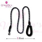 VANDITA'S Strong Reflective Dog Leash | Premium Braided Rope Lead with Safety Lock Clip, Soft Foam Handle & Heavy Duty Hardware for Small, Medium & Large Dogs - Image 10